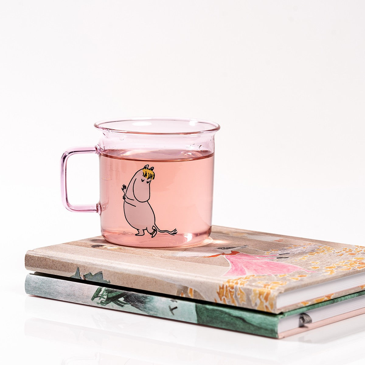 Muurla Moomin Snorkmaiden Pink Glass Mug