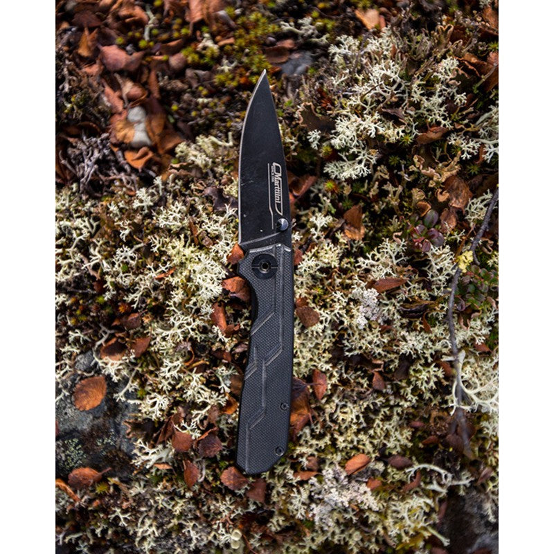 Marttiini B440 Linerlock Black Folding Knife