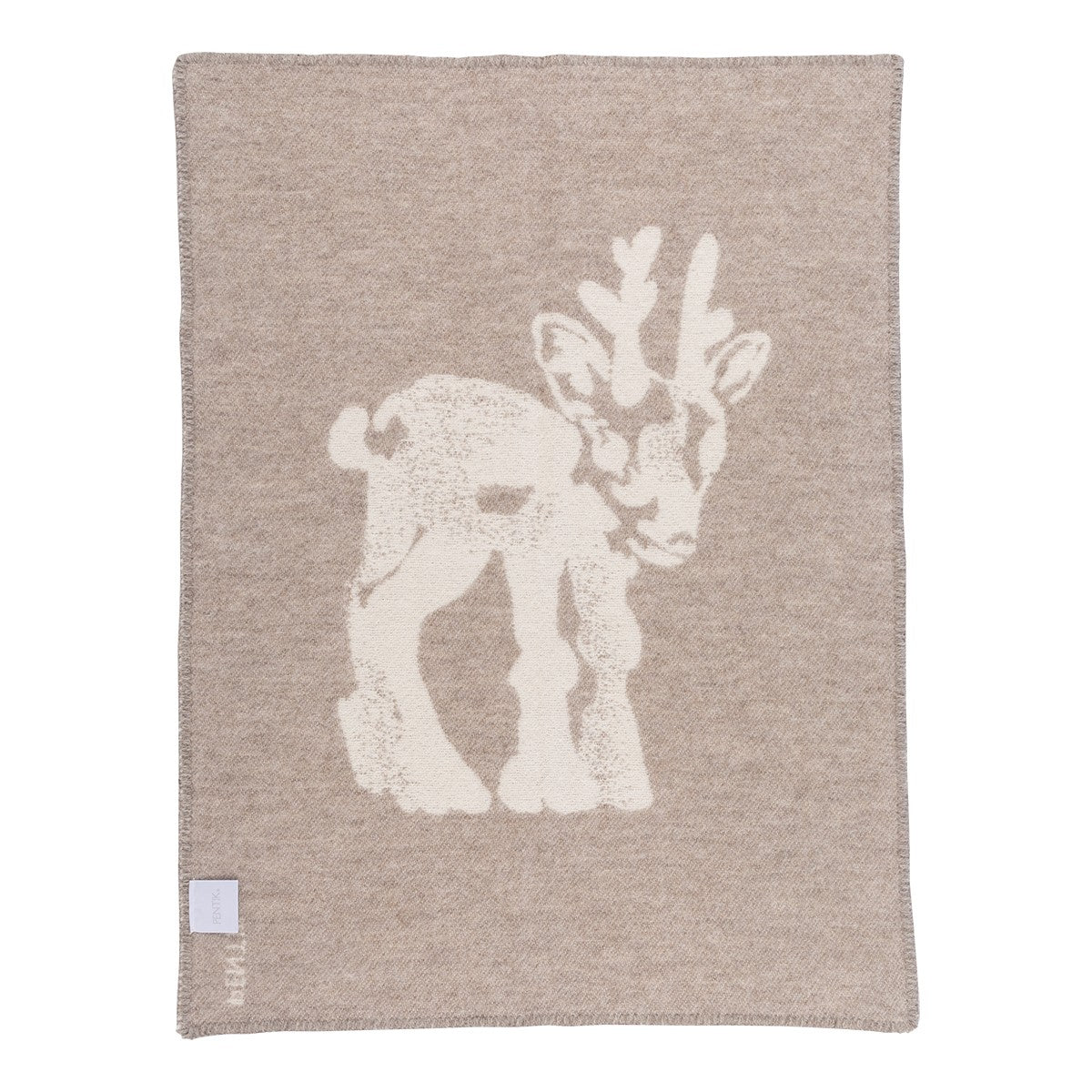Pentik Vasa Light Brown Baby Blanket