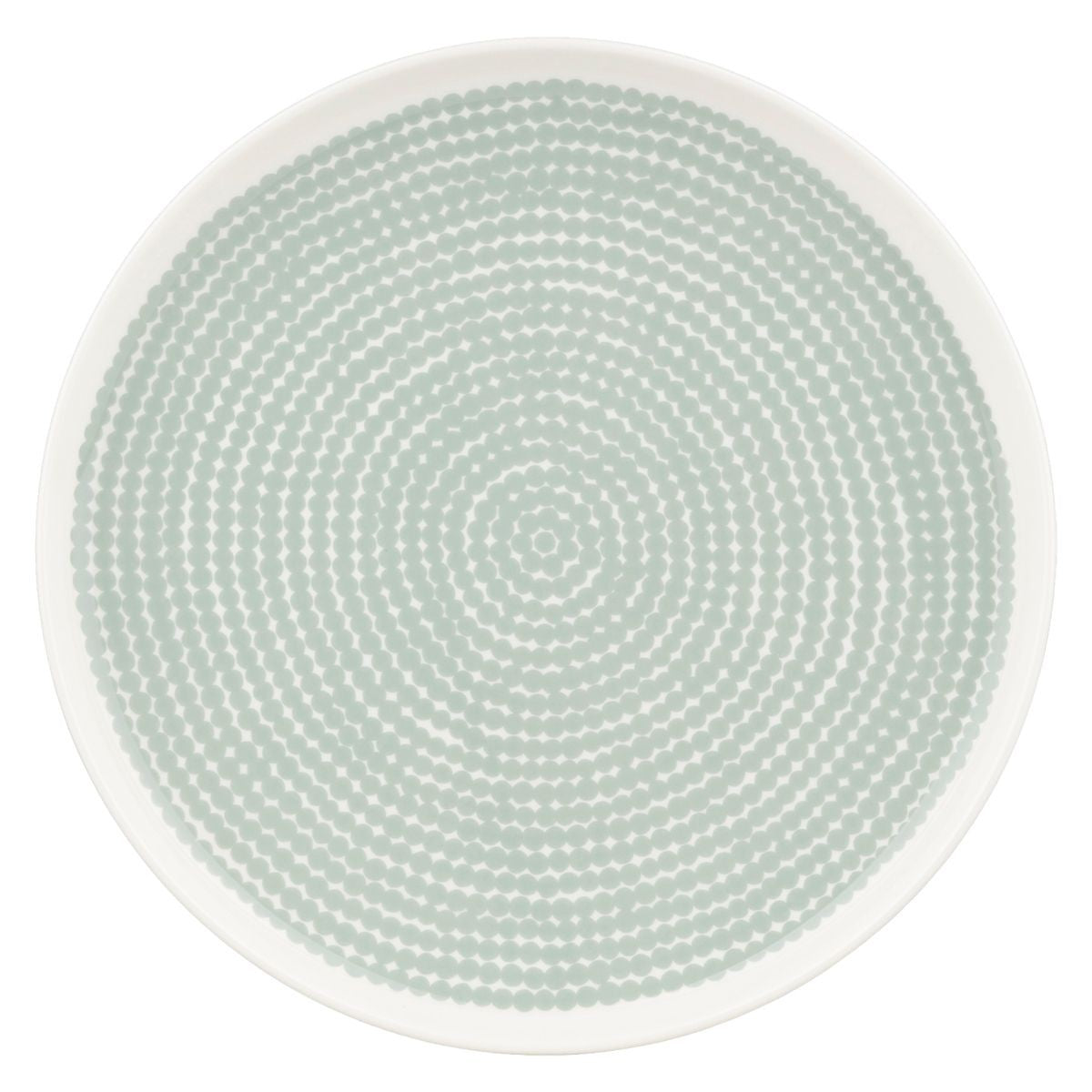 Marimekko Rasymatto Light Sage / White Dinner Plate