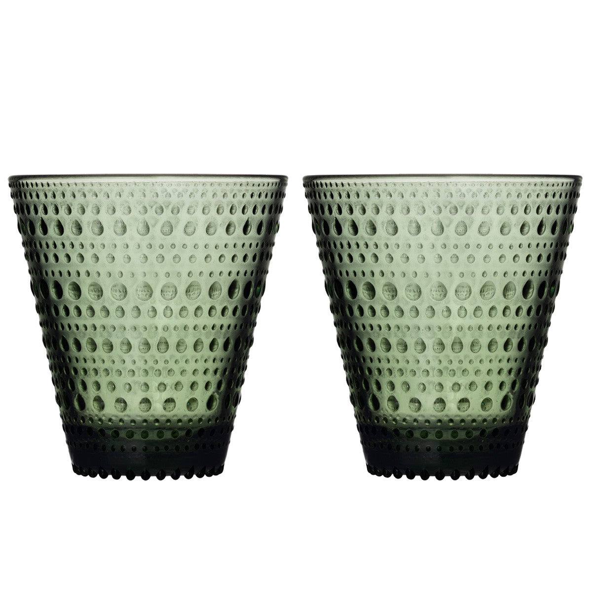 iittala Kastehelmi Pine Green Tumblers - Set of 2