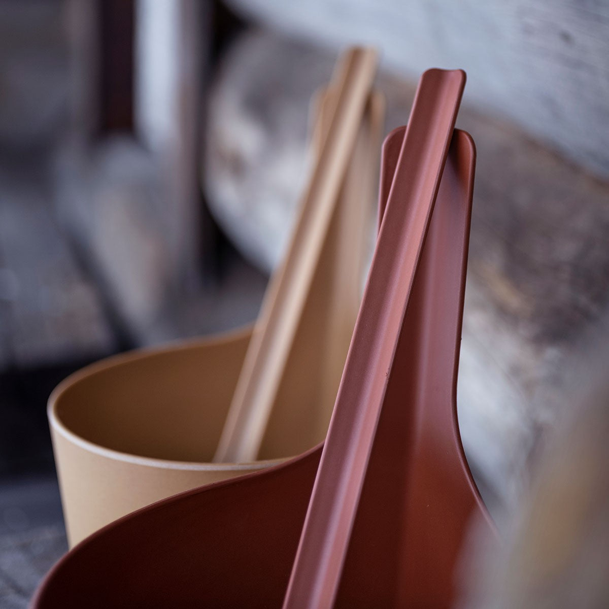 Rento Pisara Amber Sauna Bucket & Ladle Gift Set
