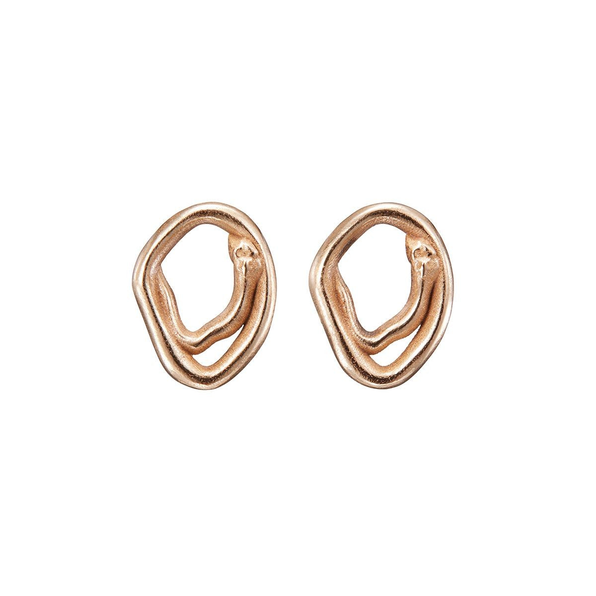Kalevala Mannyt Bronze Earrings