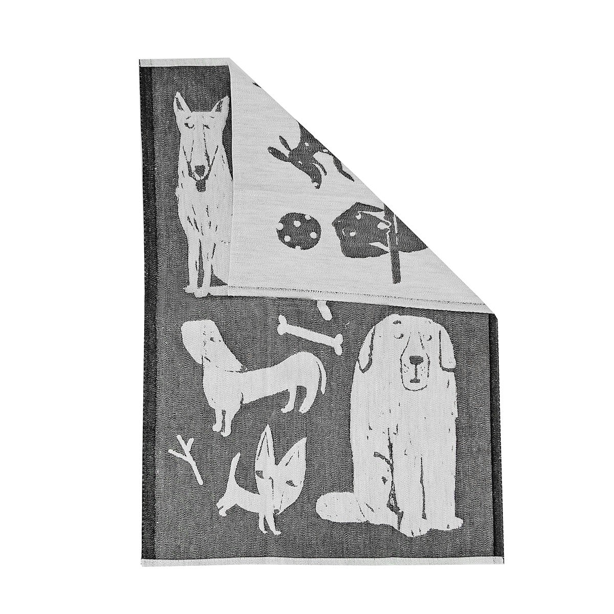 Lapuan Kankurit Koirapuisto Black Tea Towel