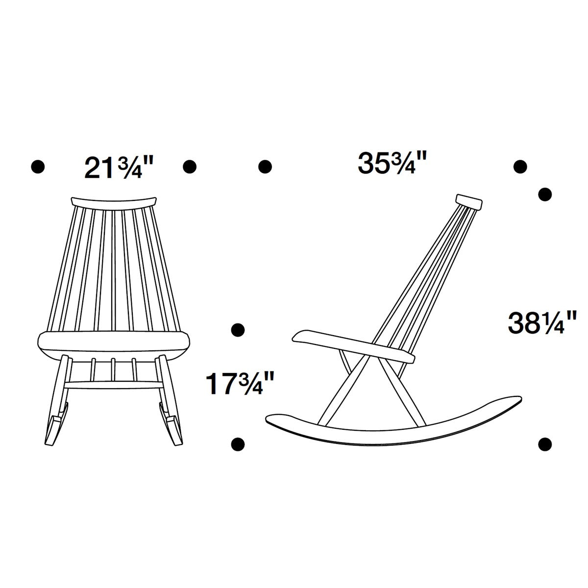 Artek Mademoiselle Rocking Chair