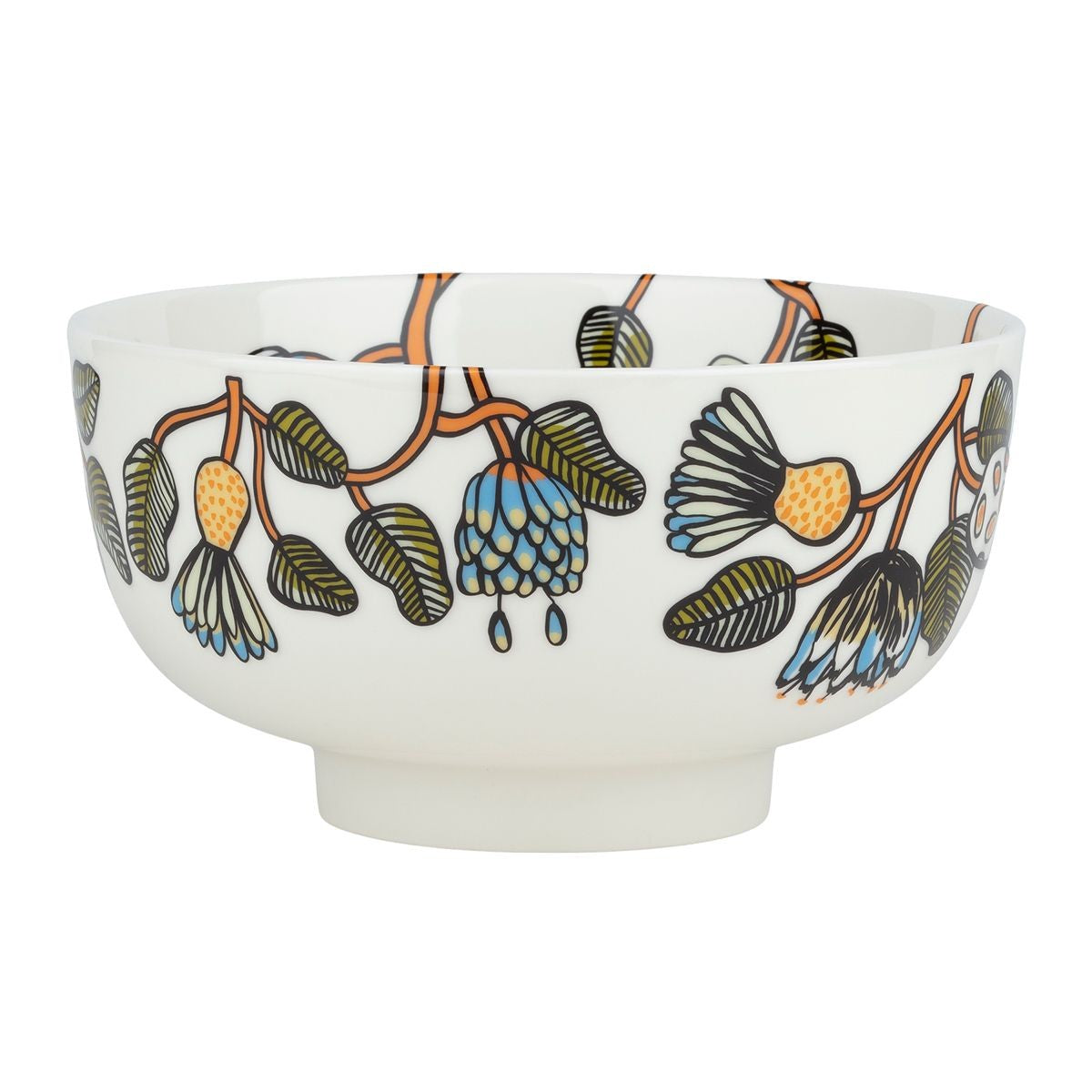 Marimekko Tiara White / Orange / Green / Blue Serving Bowl
