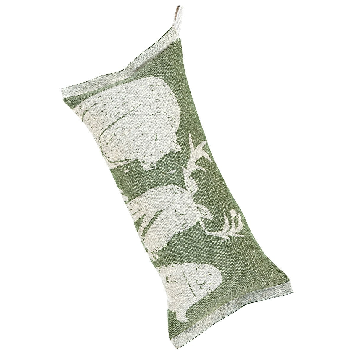 Lapuan Kankurit Elainten Green / Cream Sauna Pillow