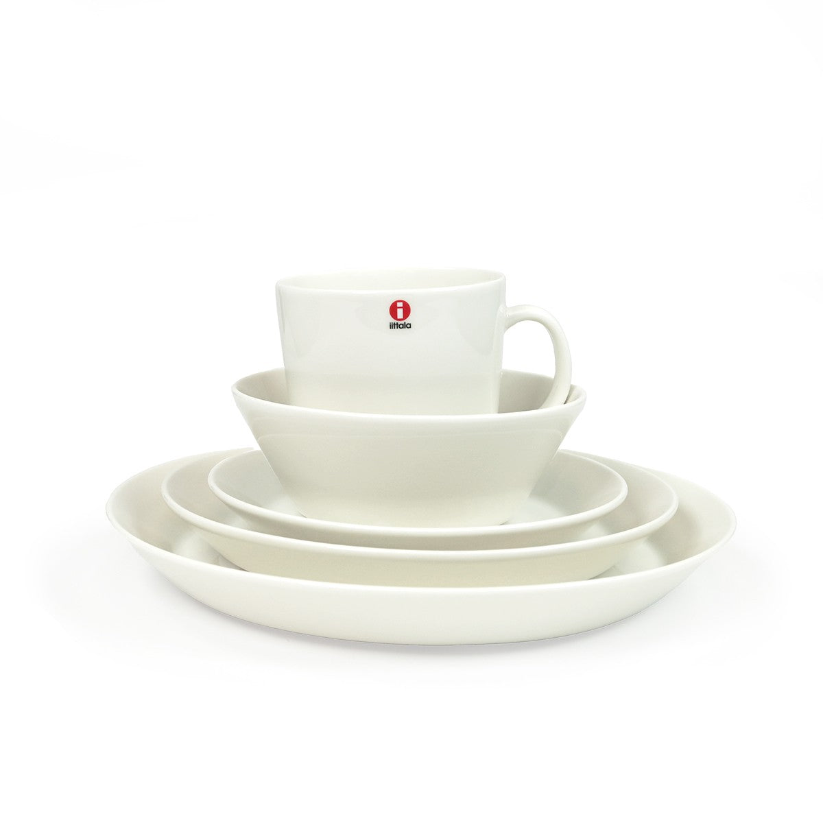 iittala Teema 5-Piece White Dinnerware Set