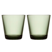 iittala Kartio Pine Green Medium Tumblers - Set of 2