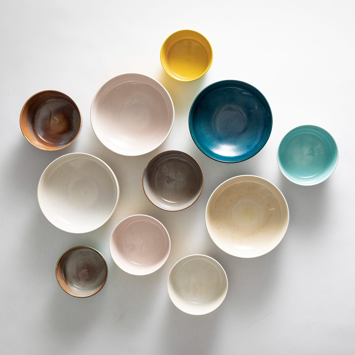 Pentik Tuntu Orange / Light Pink Soup / Ceral Bowl