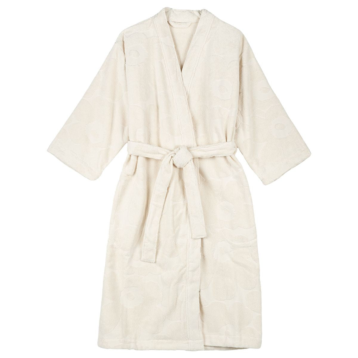 Marimekko Unikko Ivory Bathrobe