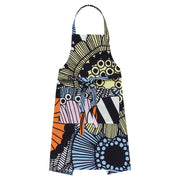 Marimekko Siirtolapuutarha Navy / Light Yellow / Light Blue Apron