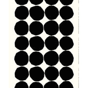 Marimekko Kivet Black / White Cotton Fabric Repeat