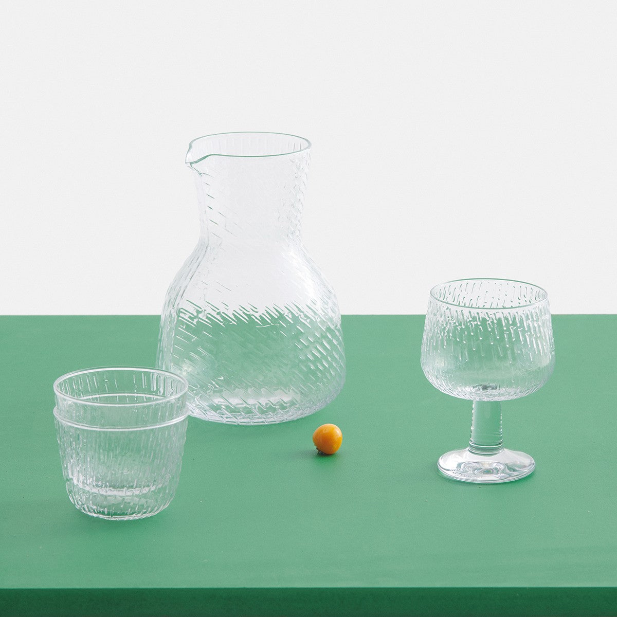 Marimekko Syksy Clear Glass Goblet