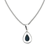 FinnFeelings Spectrolite Floating Drop Pendant Necklace