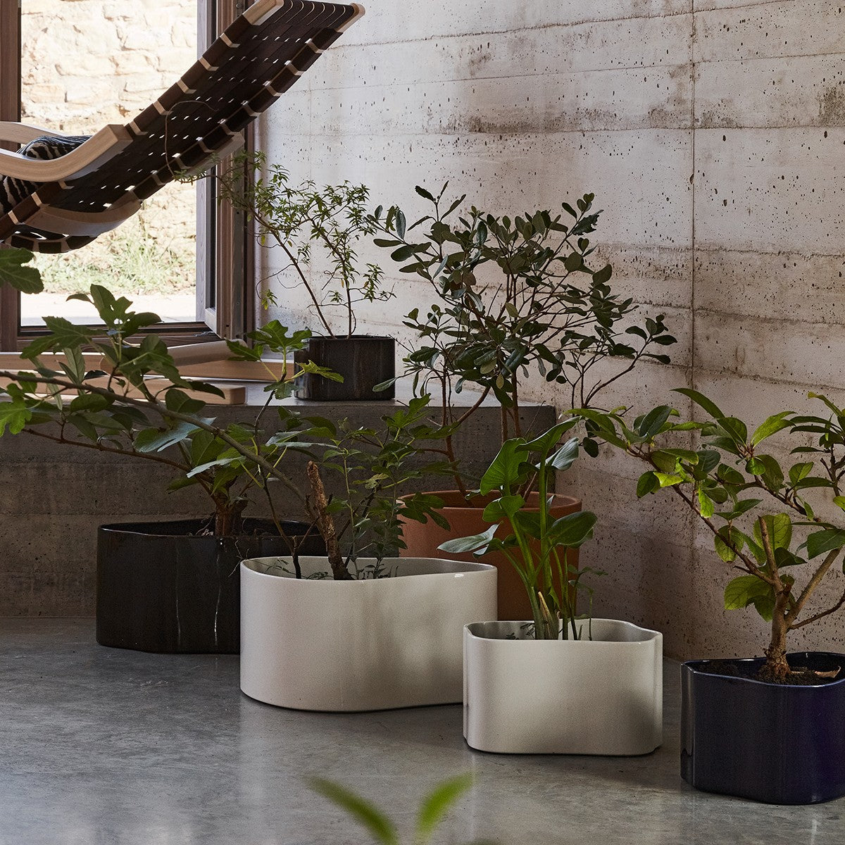 Artek Riihitie White Plant Pots