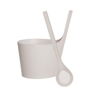 Rento Pisara Speckled Ivory Sauna Bucket & Ladle Gift Set