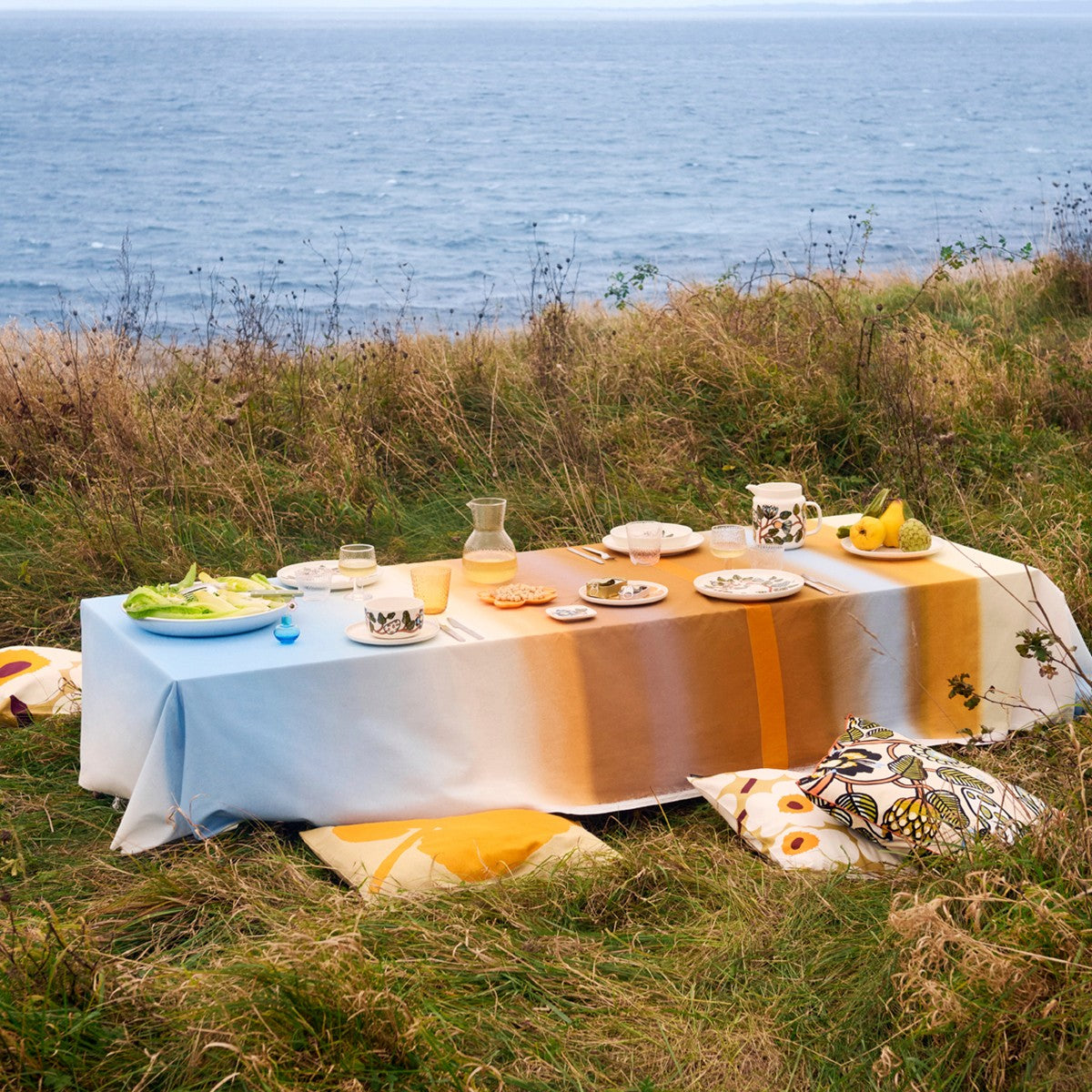 Marimekko Unikko Shape Saffron Yellow Salad Plate