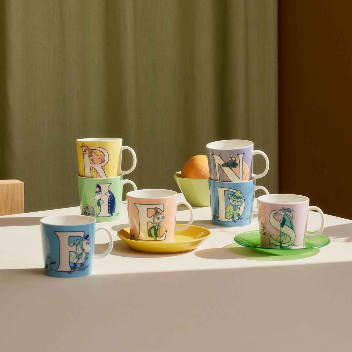 Arabia Moomin ABC Blue Mug - D