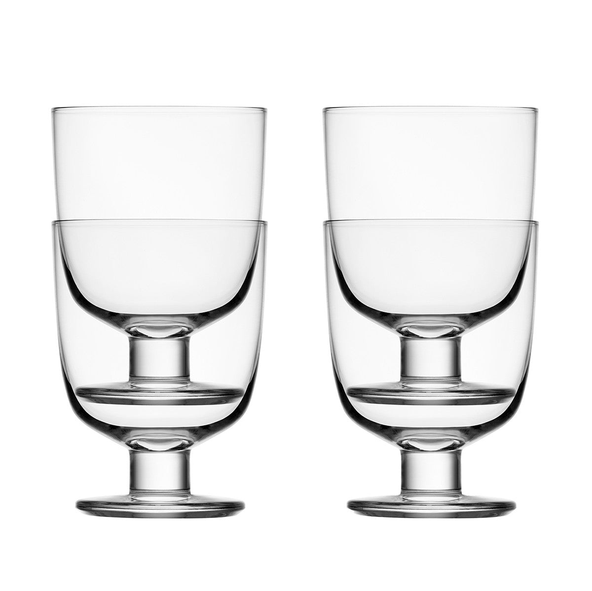 iittala Lempi Clear Glass Goblest - Set of 4