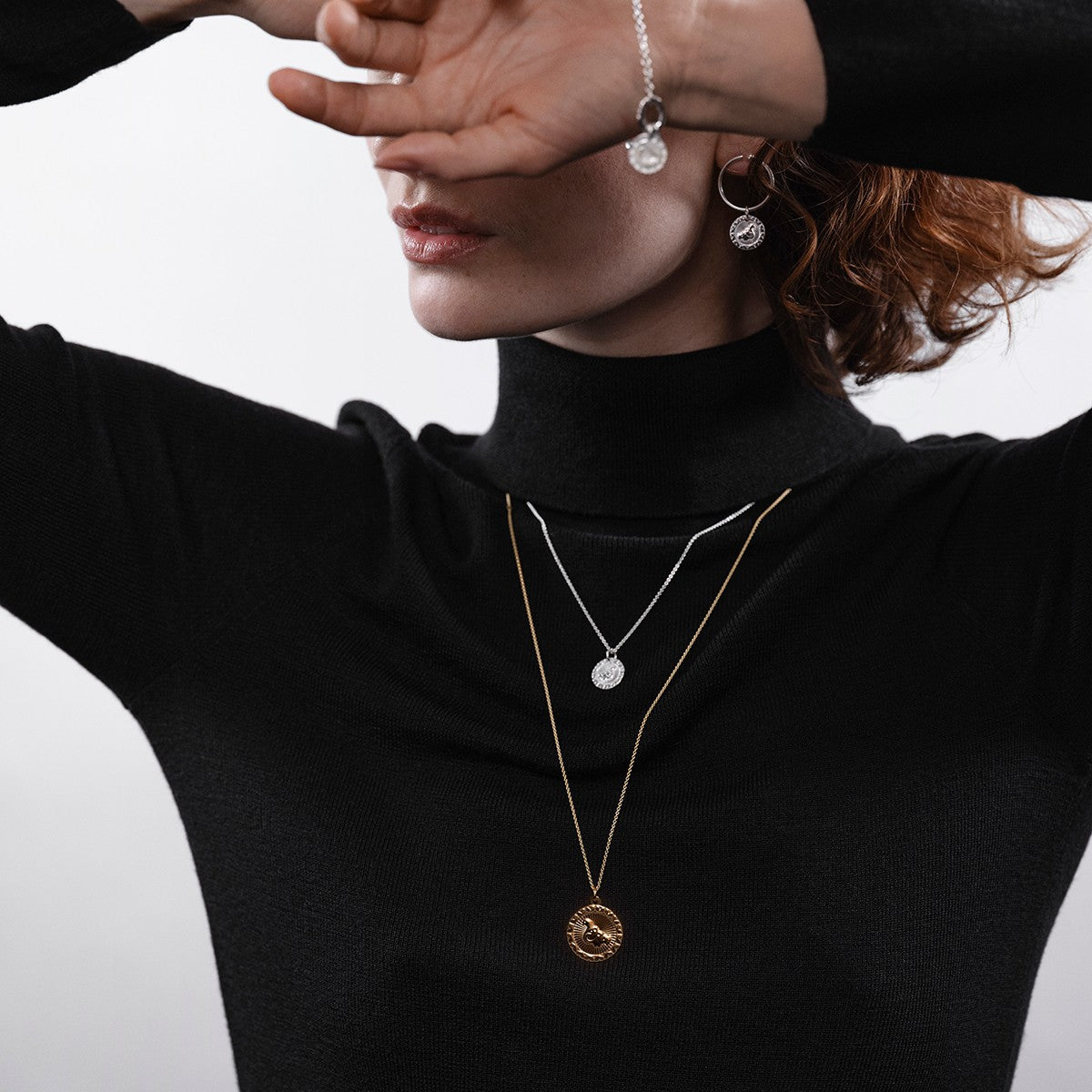 Kalevala Fortune Bird Amulet Silver Necklace