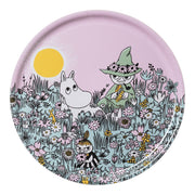 Arabia Moomin Friends Forever Round Serving Tray - 80th Anniversary