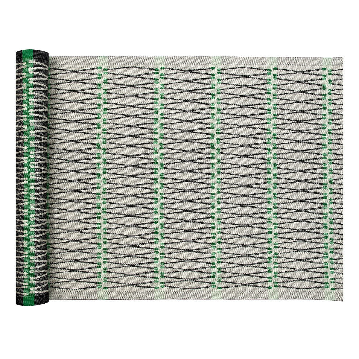 Lapuan Kankurit Tulitikku Taupe / Black / Green Sauna Bench Cover