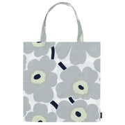 Marimekko Pieni Unikko Grey / Dark Blue / Sand Tote Bag