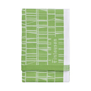 Finlayson Coronna Green / White Tea Towels - Set of 2