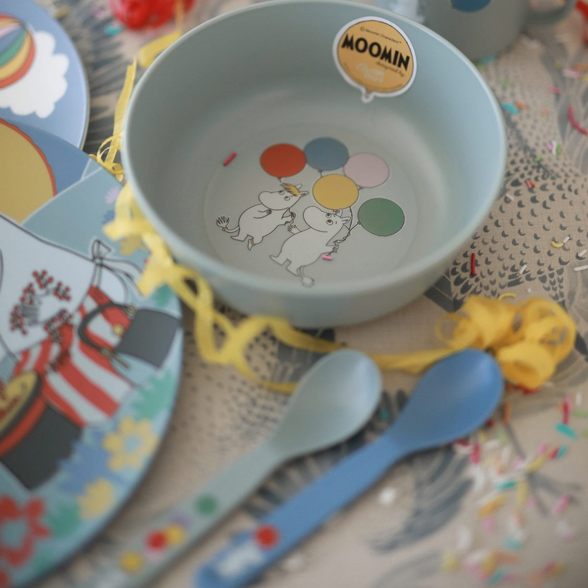 Moomin Festivities Grey / Blue Children's Spoons - Set of 2