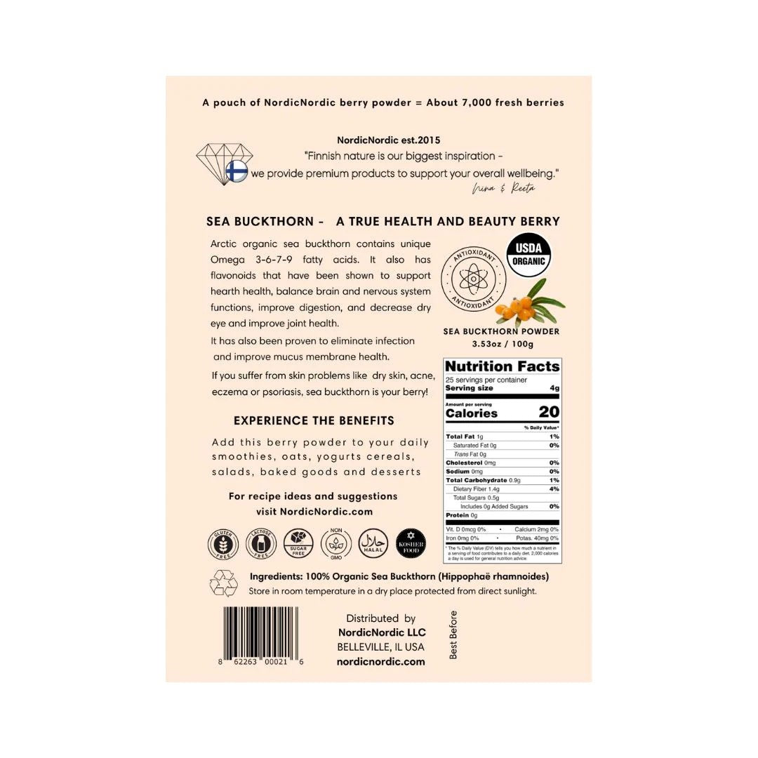 NordicNordic Sea Buckthorn Powder