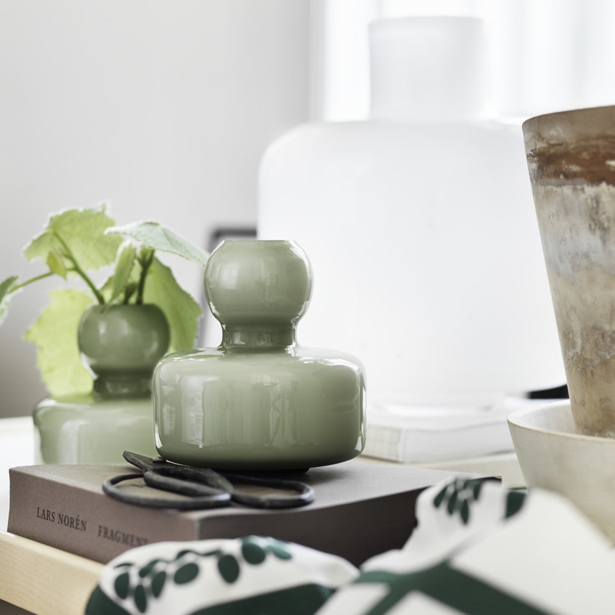 Marimekko Green Flower Vase