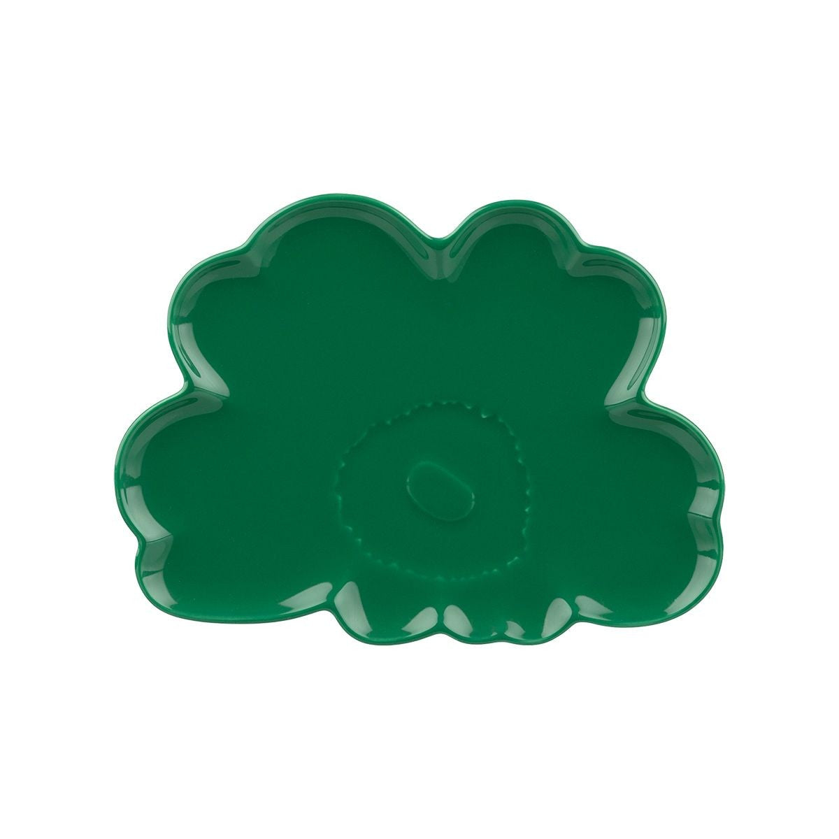 Marimekko Unikko Shape Green Salad Plate