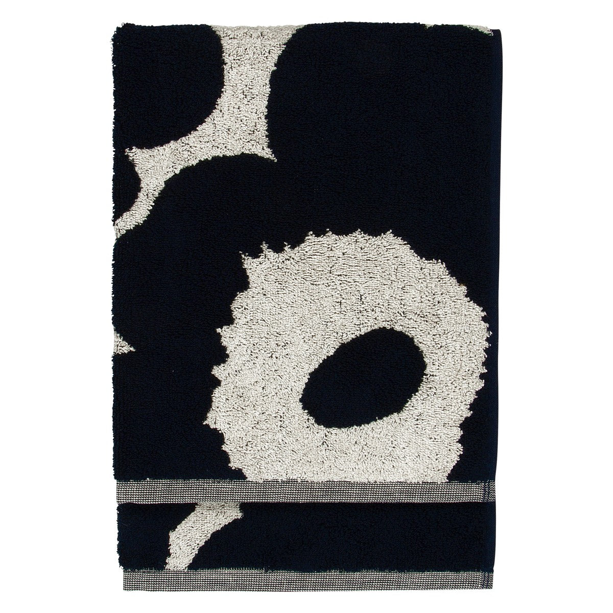 Marimekko Unikko Ivory / Navy Hand Towel