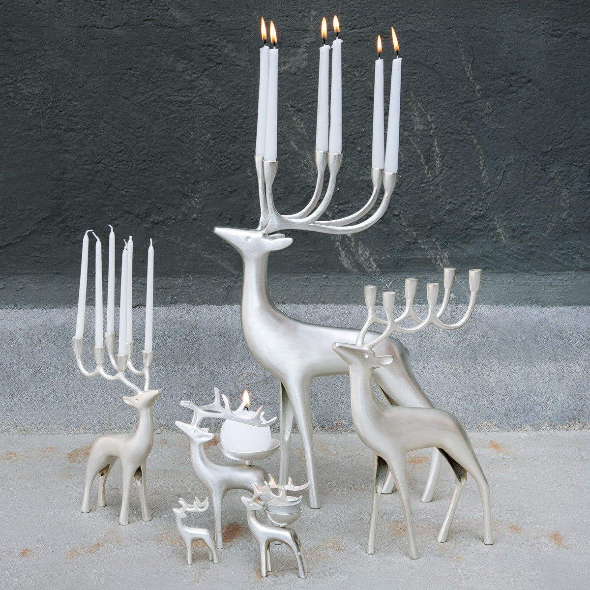 Pentik Small Silvered Reindeer