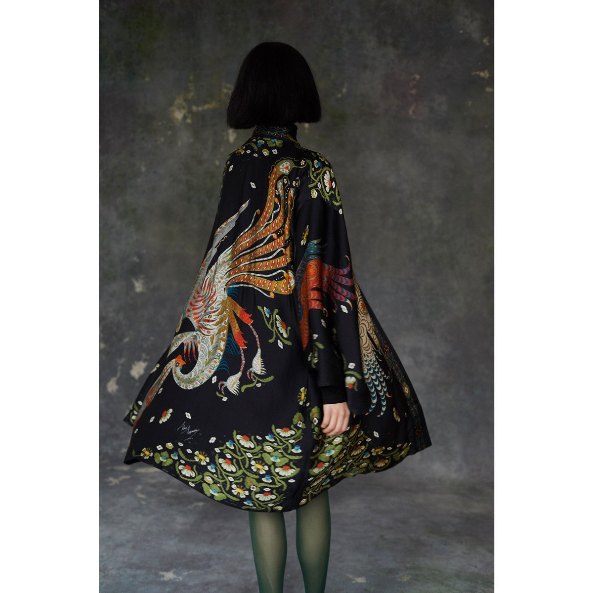 Klaus Haapaniemi Firebird Silk Kimono