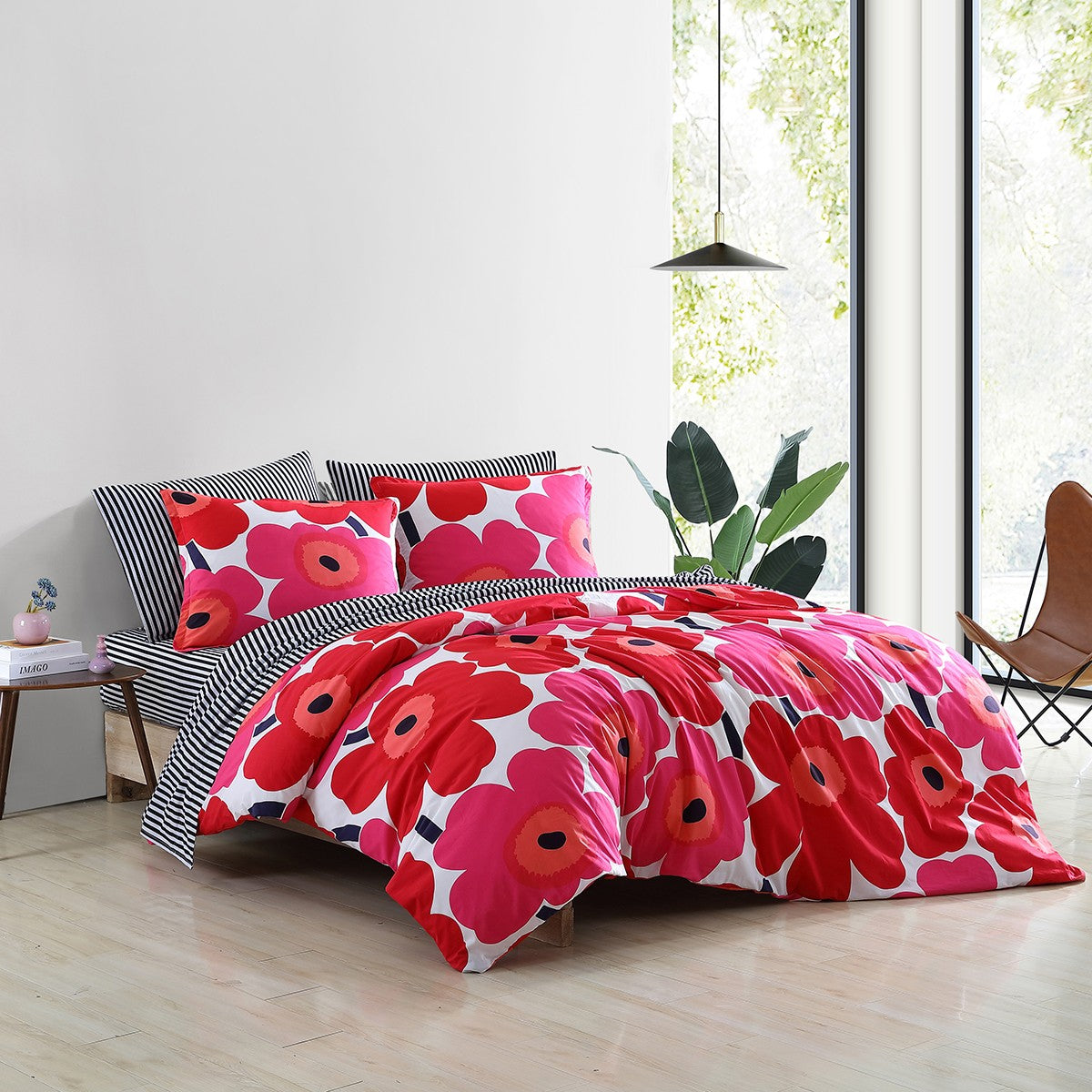 Marimekko Unikko Red King Duvet Cover Set