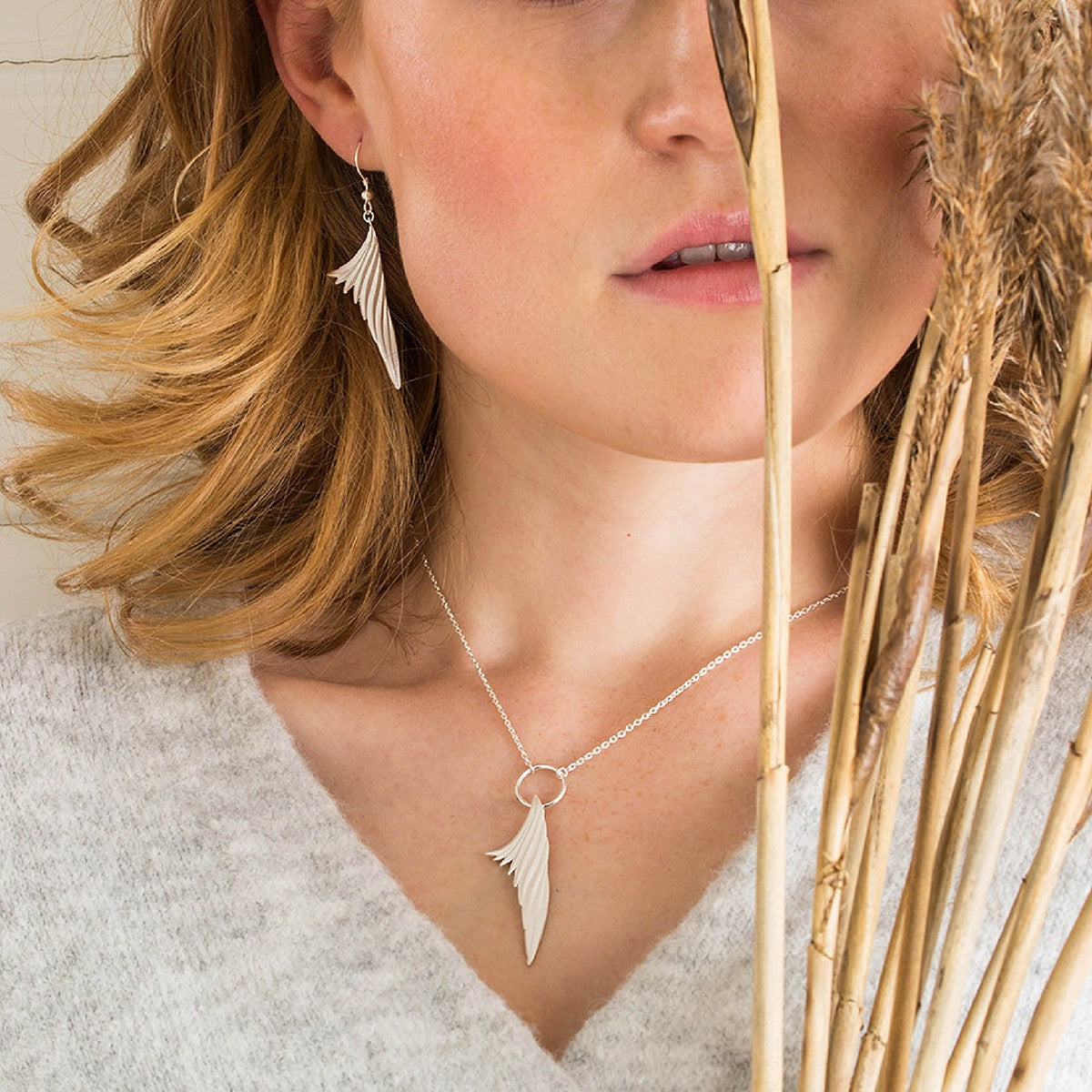 FinnFeelings Fenix Silver Earrings