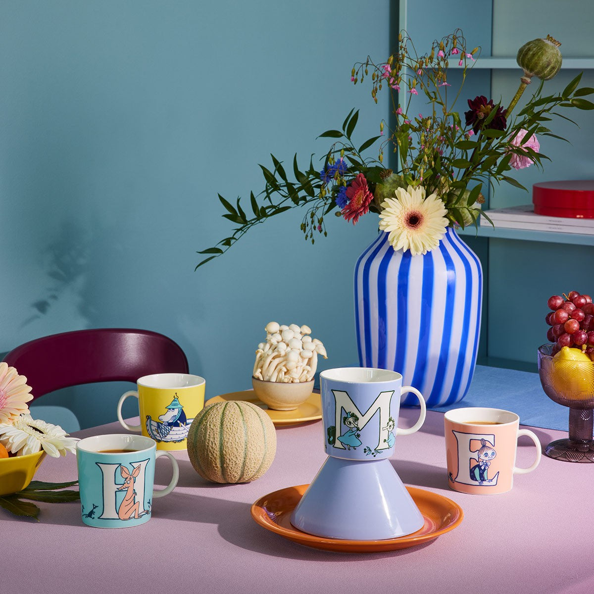 Arabia Moomin ABC Lavender Mug - M