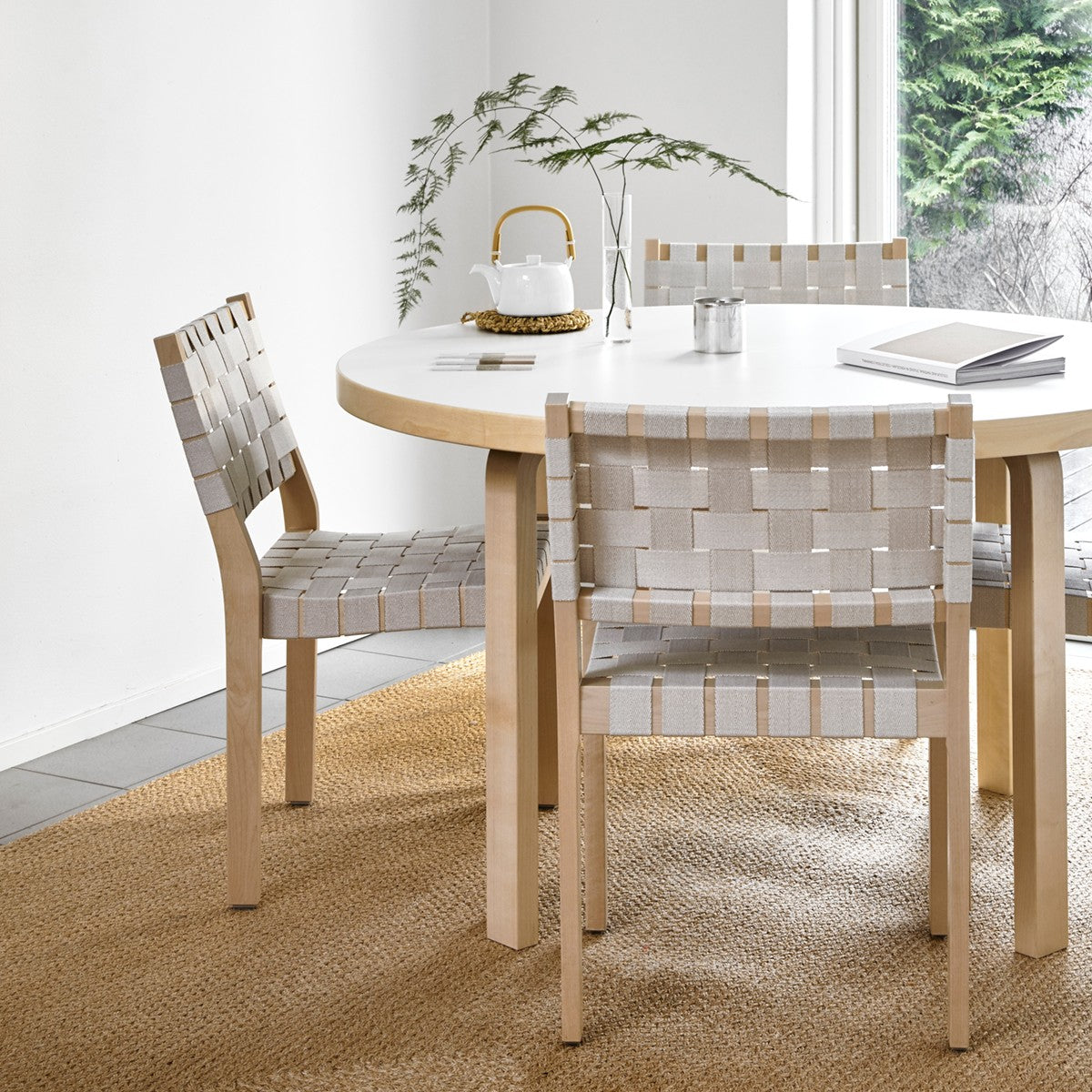 Artek Aalto White / Natural (New Color) Replacement Webbing