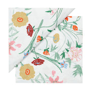 Marimekko Puutarhakutsut White / Green / Orange Lunch Napkins
