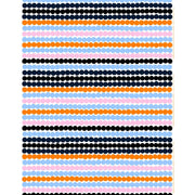 Marimekko Rasymatto Orange / Light Blue / Pink Medium Weight Cotton Fabric