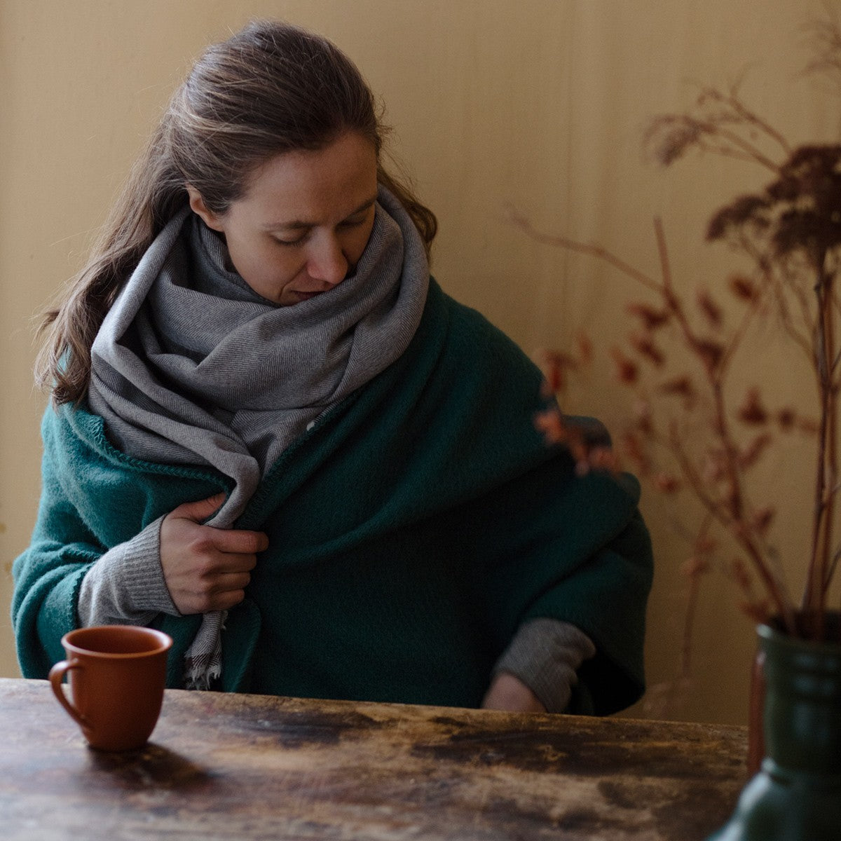 Lapuan Kankurit Viiru Grey Scarf