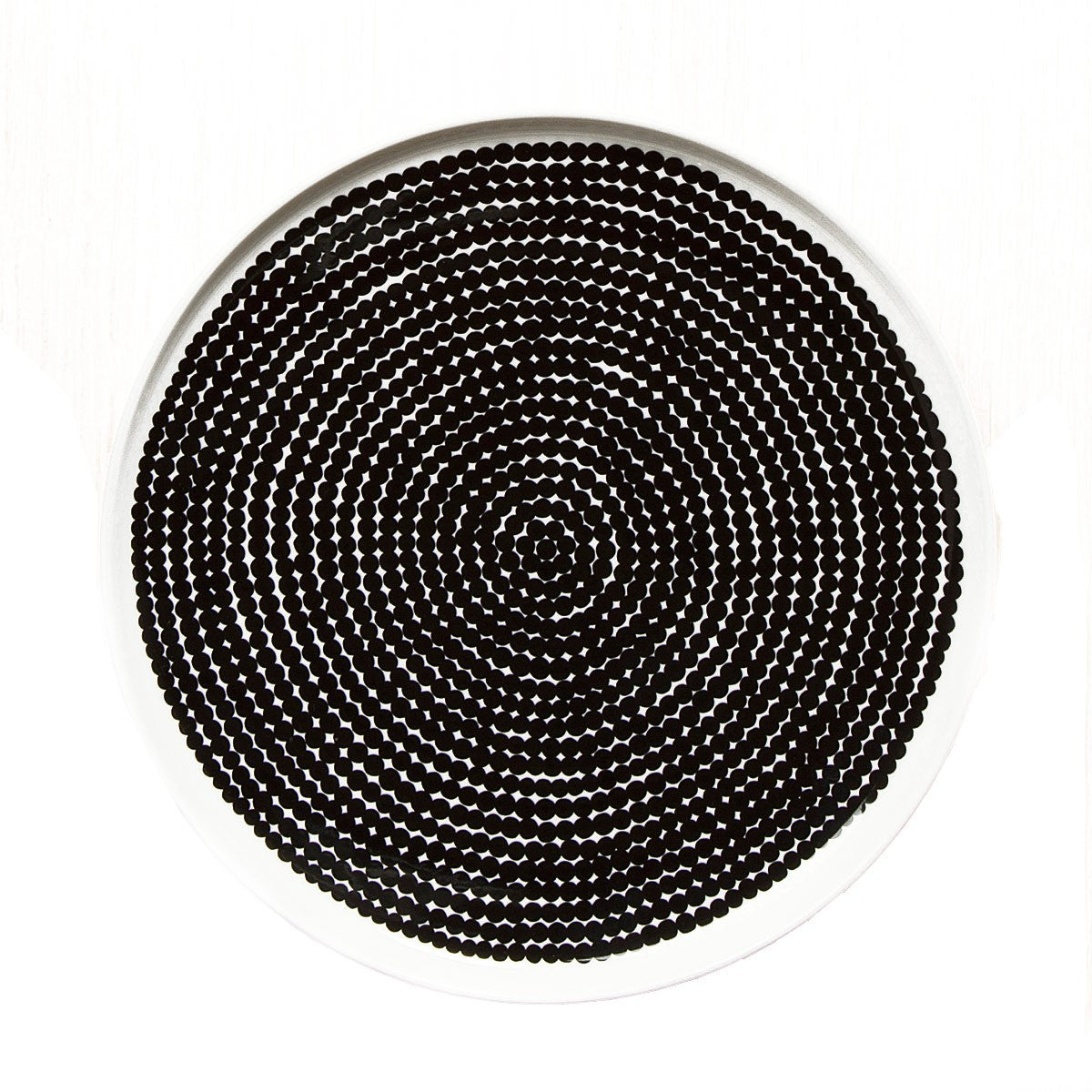 Marimekko Rasymatto Black / White Dinner Plate