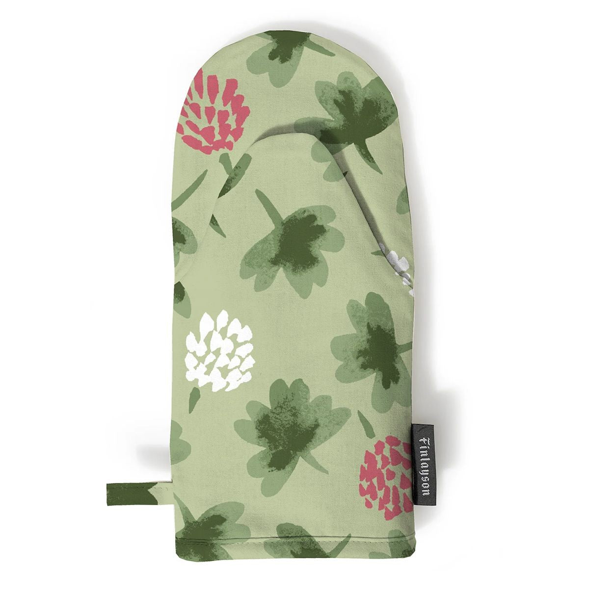 Finlayson Sopo Green / Pink / White Oven Mitt