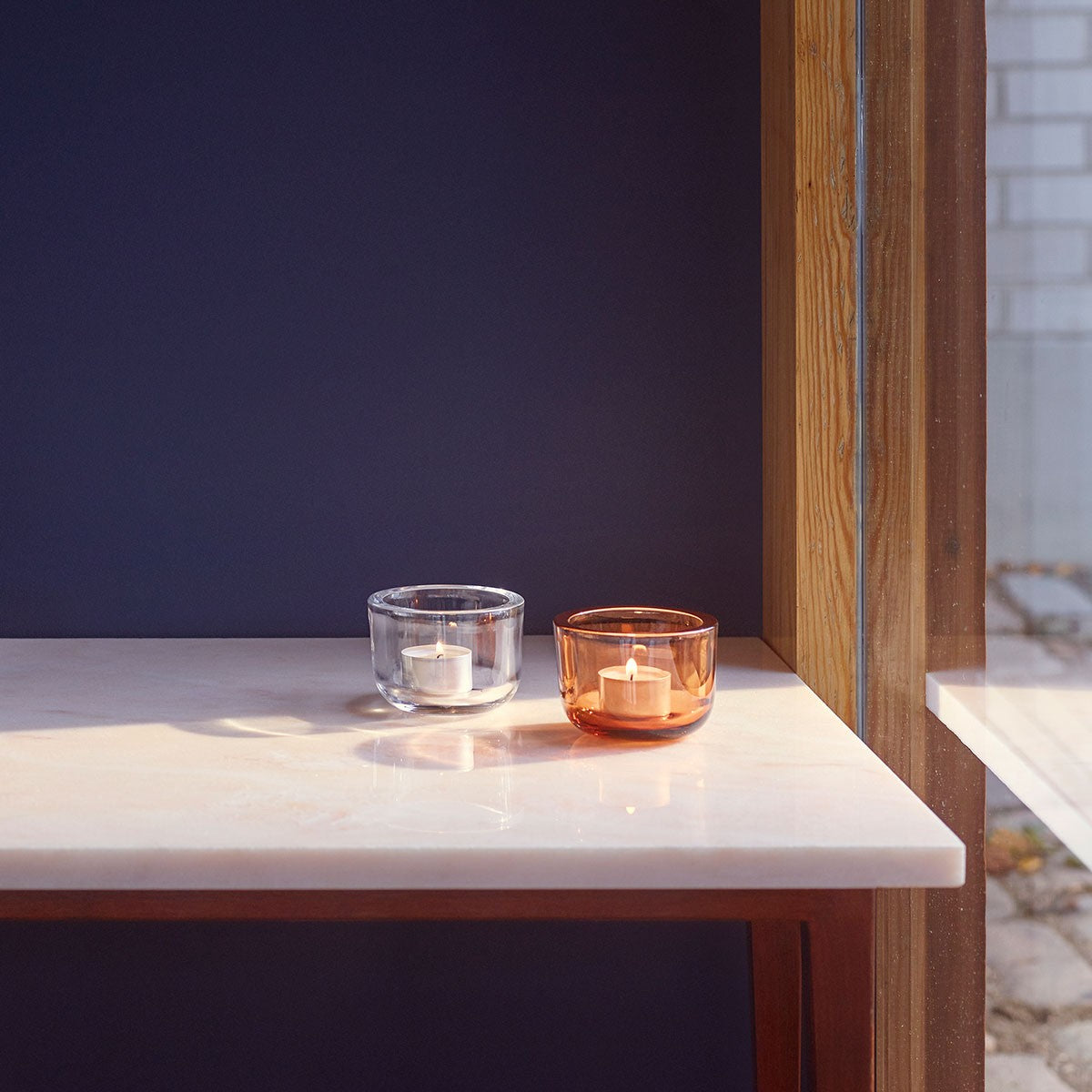 iittala Valkea Seville Orange Tealight Candle Holder