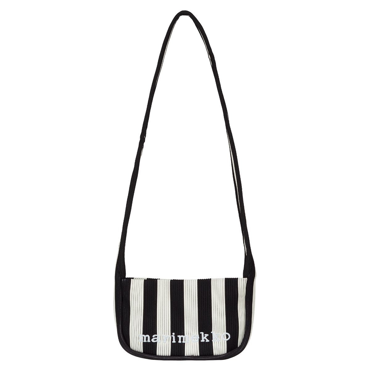 Marimekko Merirosvo Black / White Mini Knitted Shoulder Bag