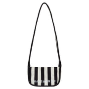 Marimekko Merirosvo Black / White Mini Knitted Shoulder Bag