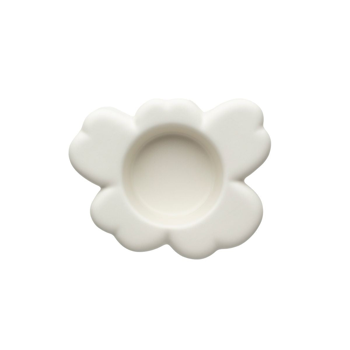 Marimekko Unikko White Tealight Candle Holder