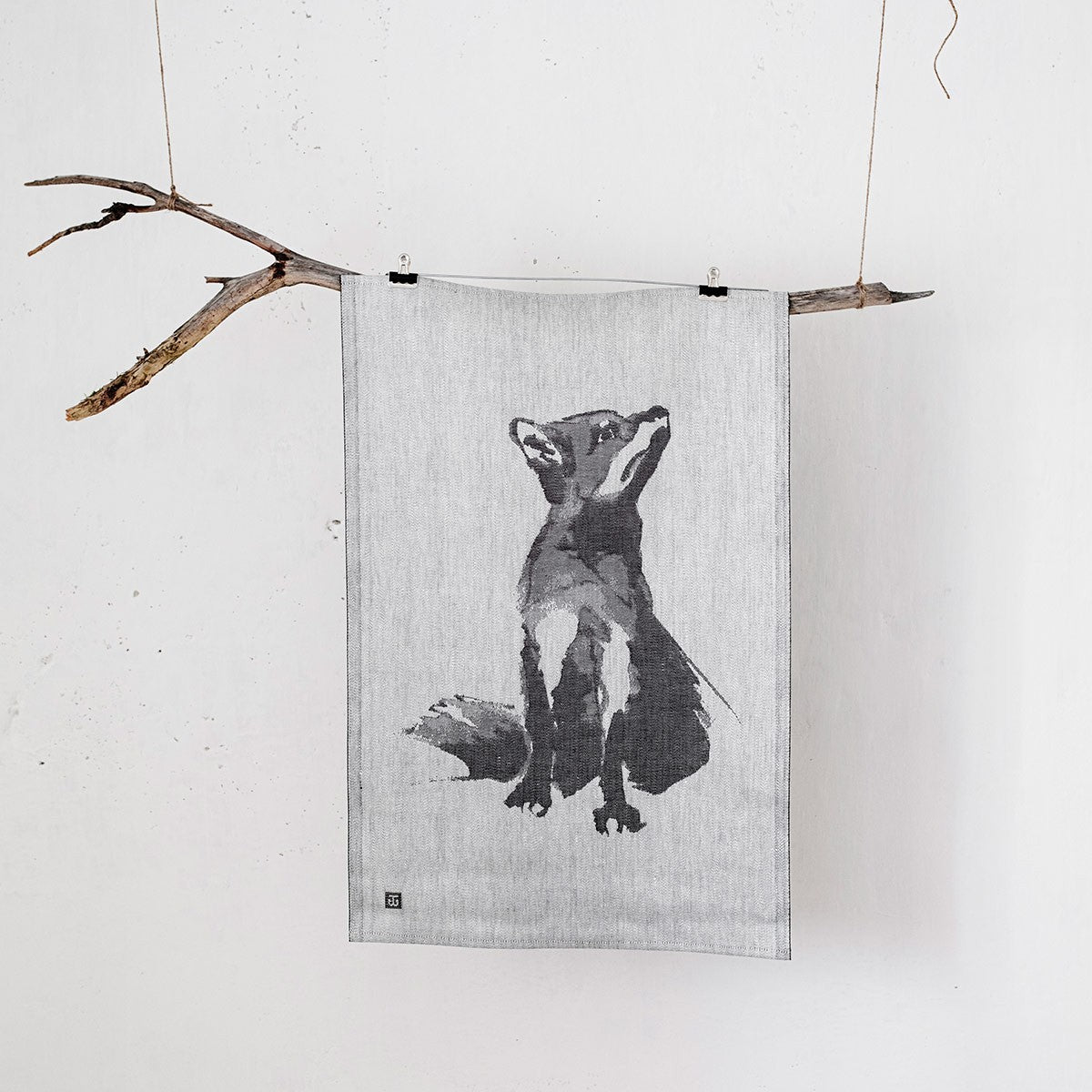 Lapuan Kankurit Kettu Grey Tea Towel